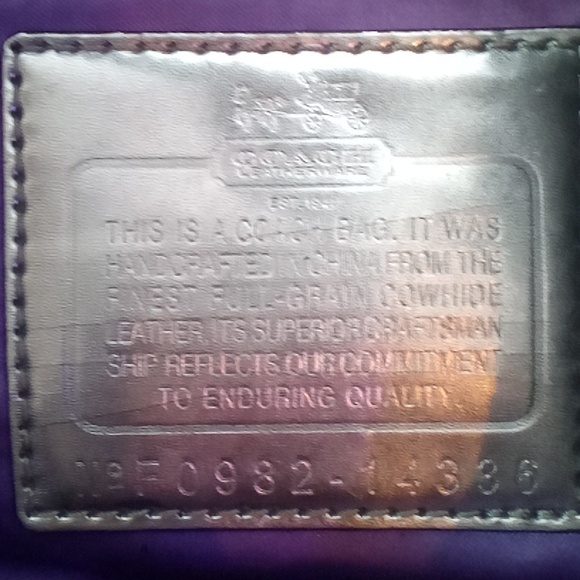 Black Madison Coach purse - Picture 2 of 4